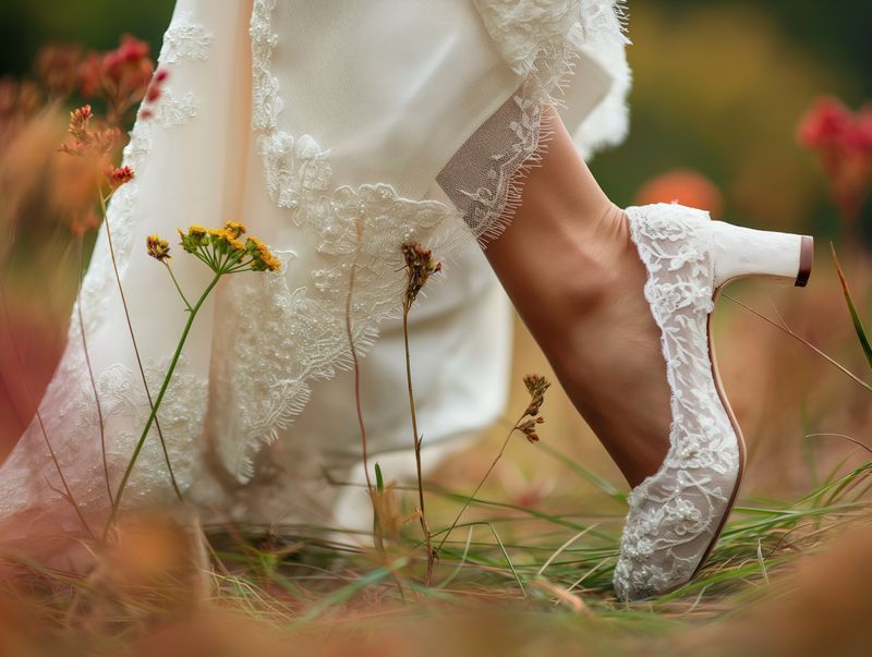 12 Ide Sepatu Pengantin yang Anggun untuk Pernikahan Outdoor
